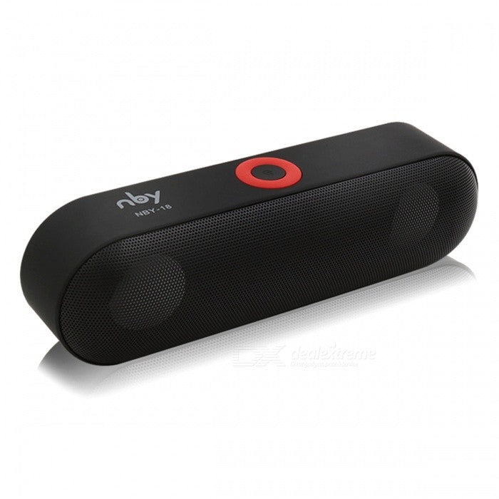 Bluetooth Portable Wireless Speaker (Black & Red)