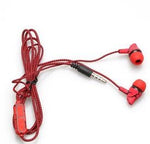Crack Braided Headphones (Red)