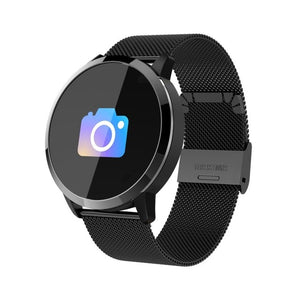 Rundoing Q8 Smart Watch (Black Steel)